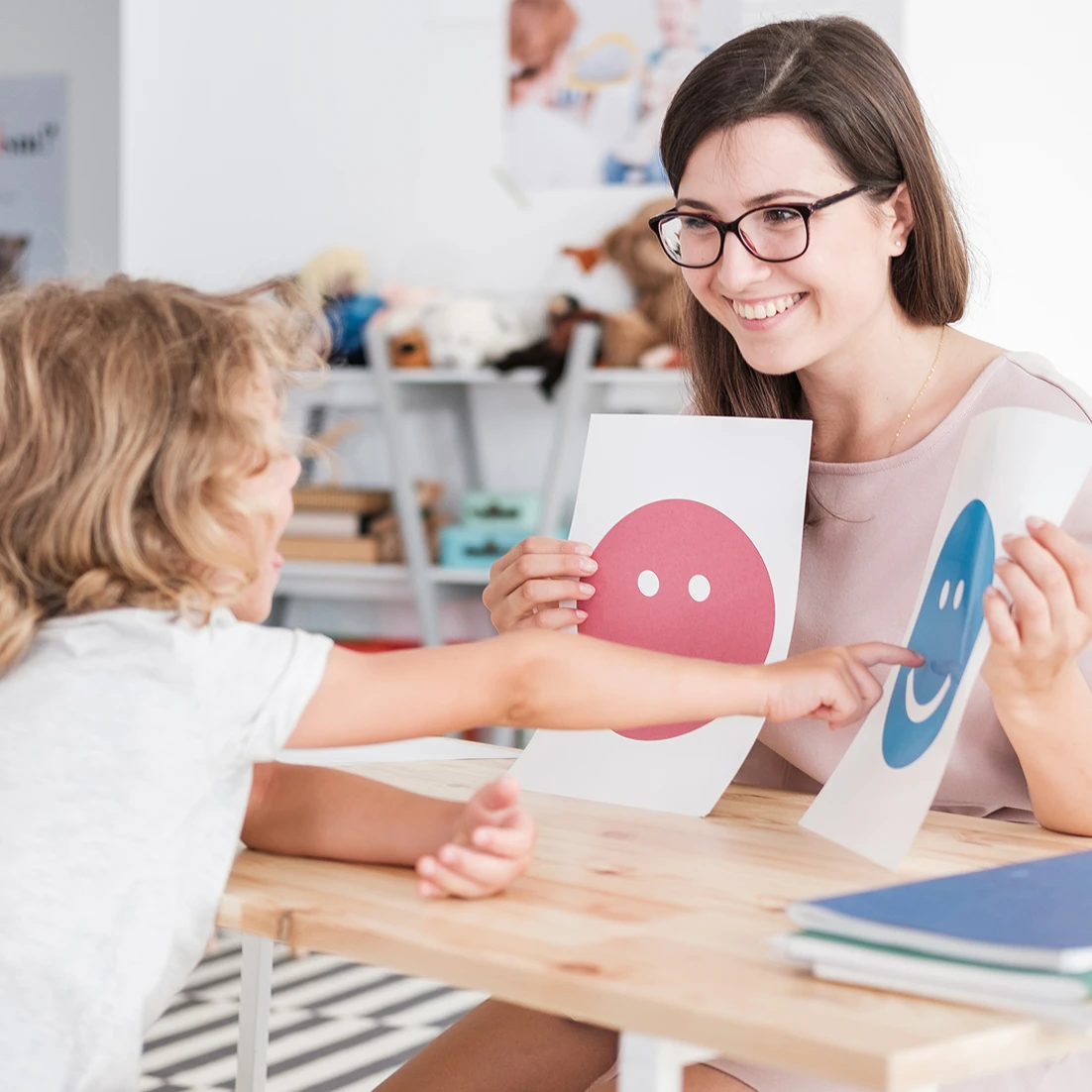 School Staffing Child with teacher